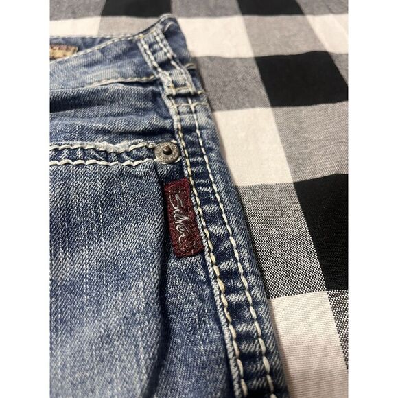 Womens Silver Jeans Frances Capri Pants Size 28 Look At Pics For Quality - Picture 6 of 8